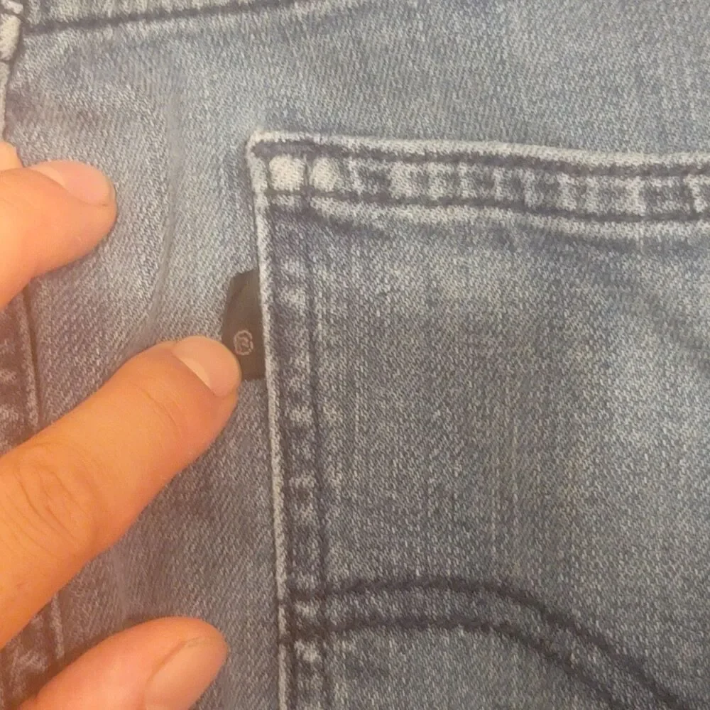 Levi's 508 Jeans Men's Blue Denim Regular Taper, 32x32, Black Tab